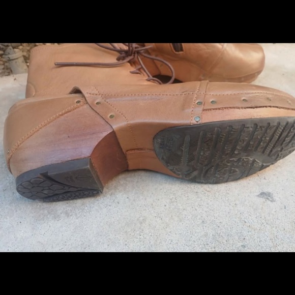 Womens Sergio Tomani Leather Lace Up Ankle Boots Size 9 (40) - Picture 4 of 5